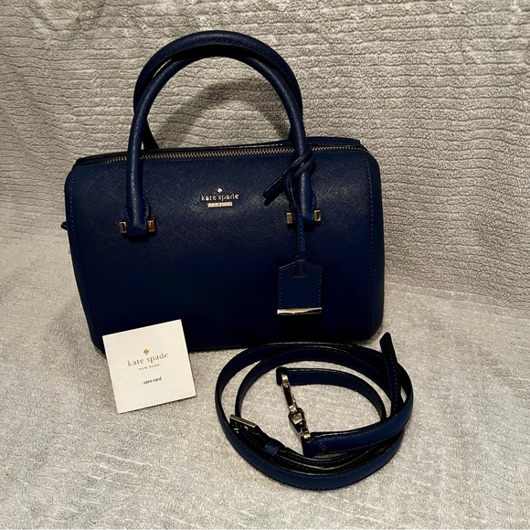 Kate Spade Navy Blue Satchel - Picture 1 of 4